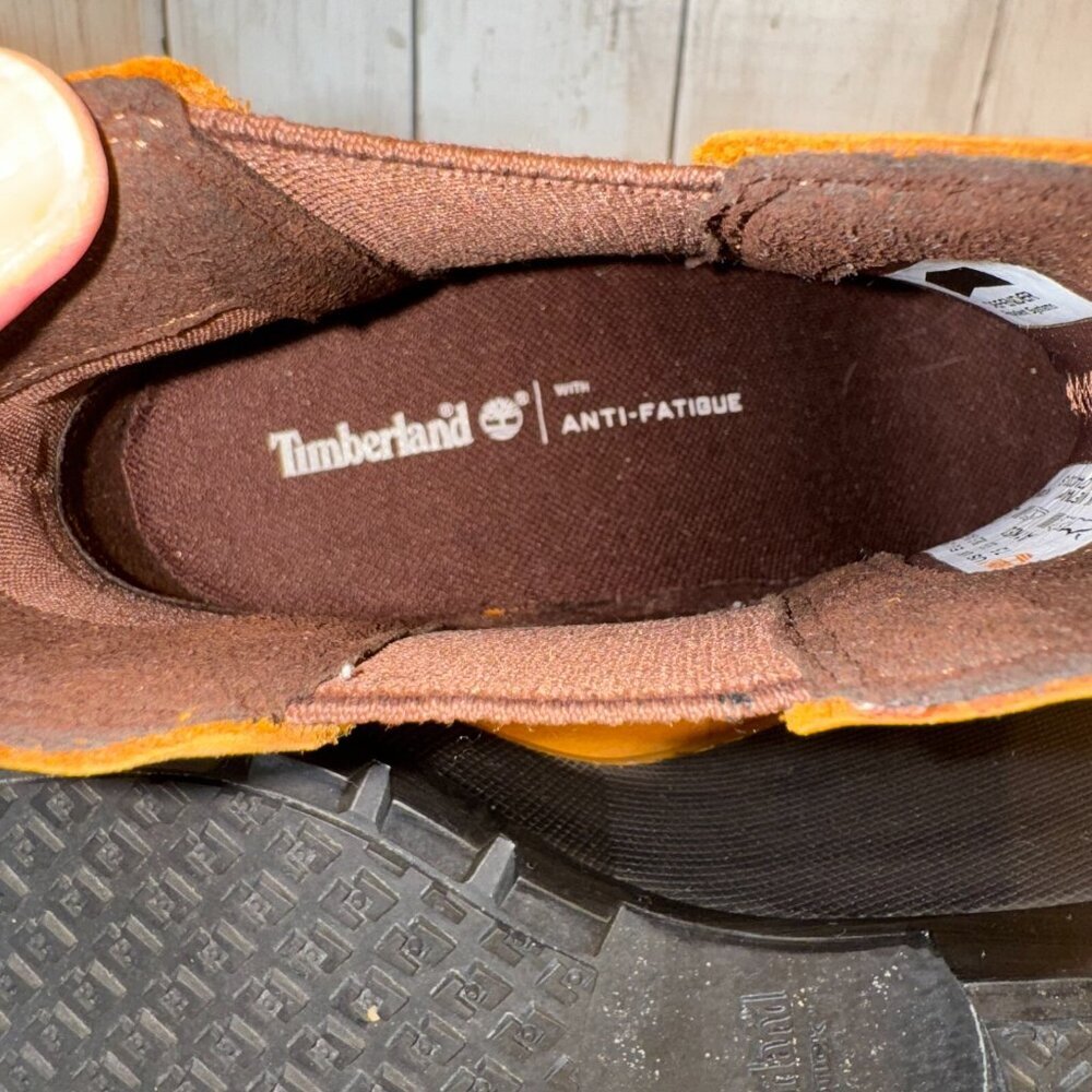 Timberland Wheat Yellow Wedge Ankle Booties - Picture 6 of 6